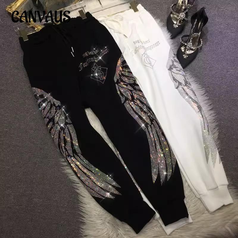 Übergröße Damen Winter Fleece Extra Dicke Hot Drill Jogginghose Schlanke Sport Freizeithose