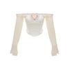 Kawaii Clothing Knitted Three Piece Tutu Skirts Sets Y2k Blouse Mini Skirts Lolita Suit Fashion Outfits