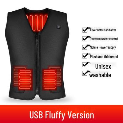 Smart Electric Heated Vest - Rechargeable Heating Clothing for Warmth