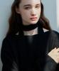KNOWING Alpaca Muffler Knit (Black)