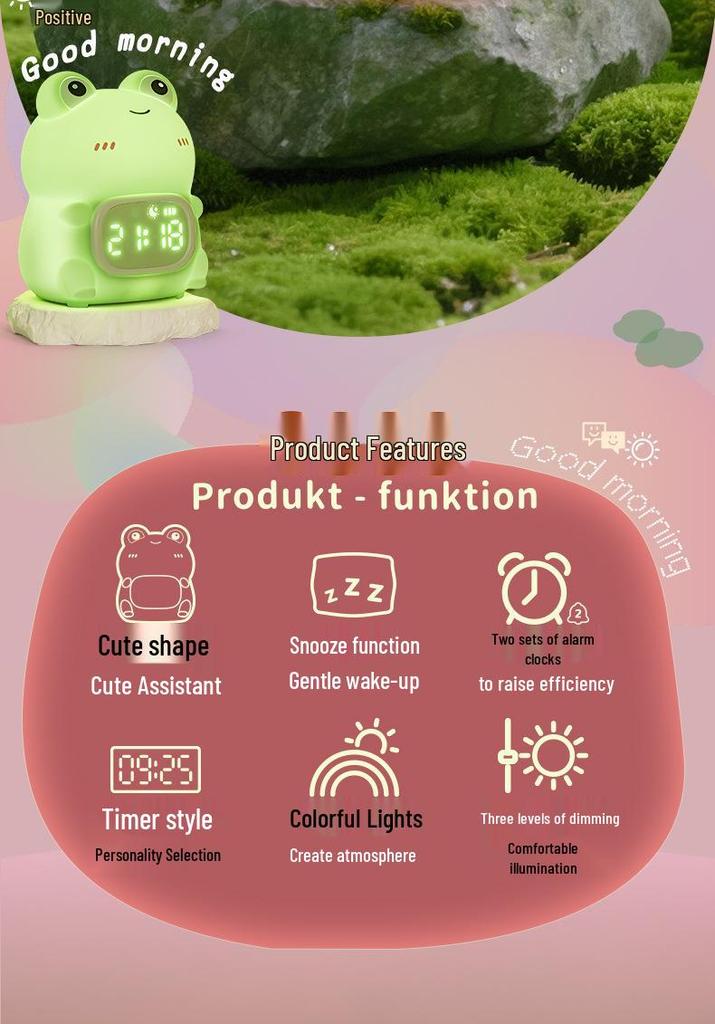 Smart Alarm Clock for Kids: Wake-Up Reminder, Birthday Gift, Study Tool & Night Light