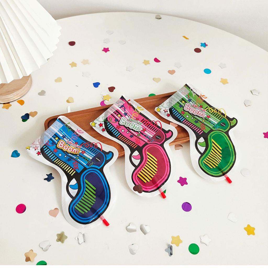 10pcs-Fully Automatic Inflatable Ribbon Birthday Atmosphere Props Birthday Party Wedding Creative Salute Handheld Fireworks