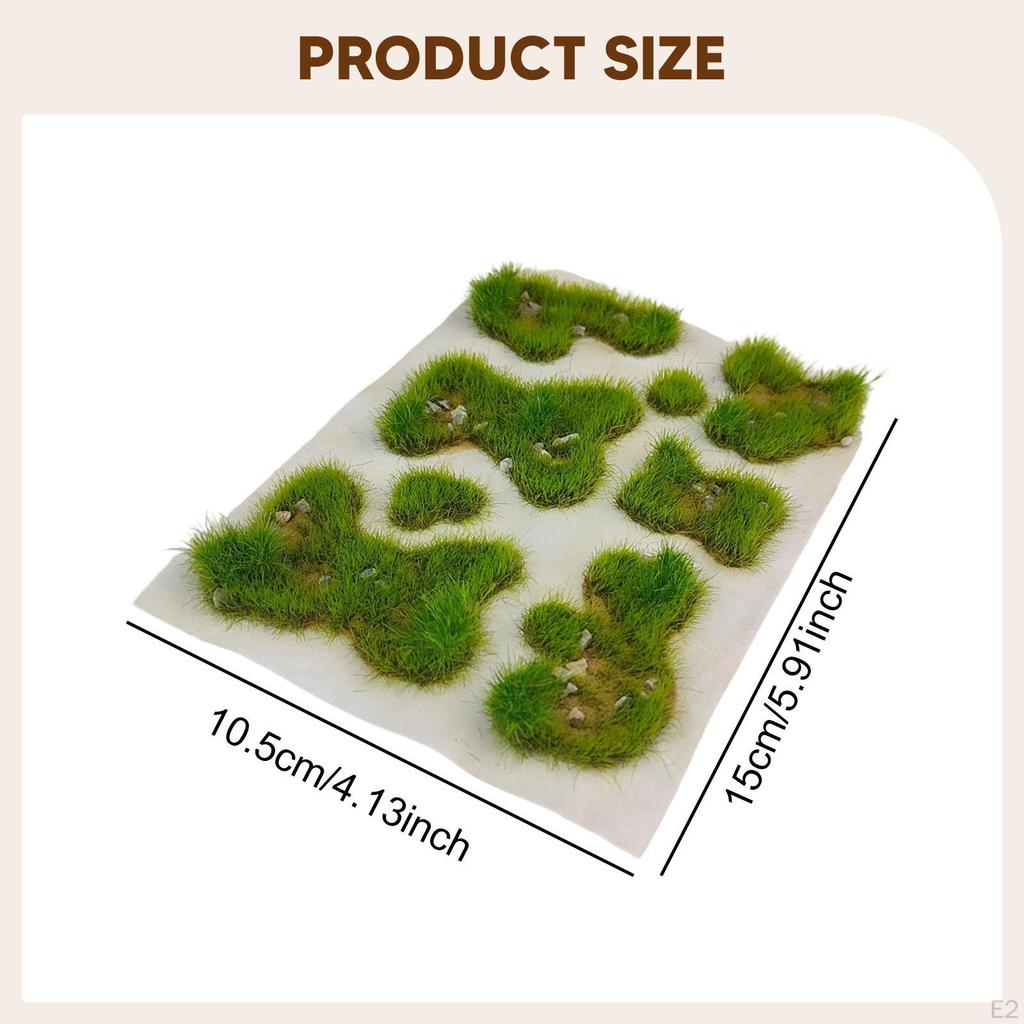 Grass Tufts Model Artificial Vegetation Groups DIY Ornaments Mini Landscape Simulation Cluster