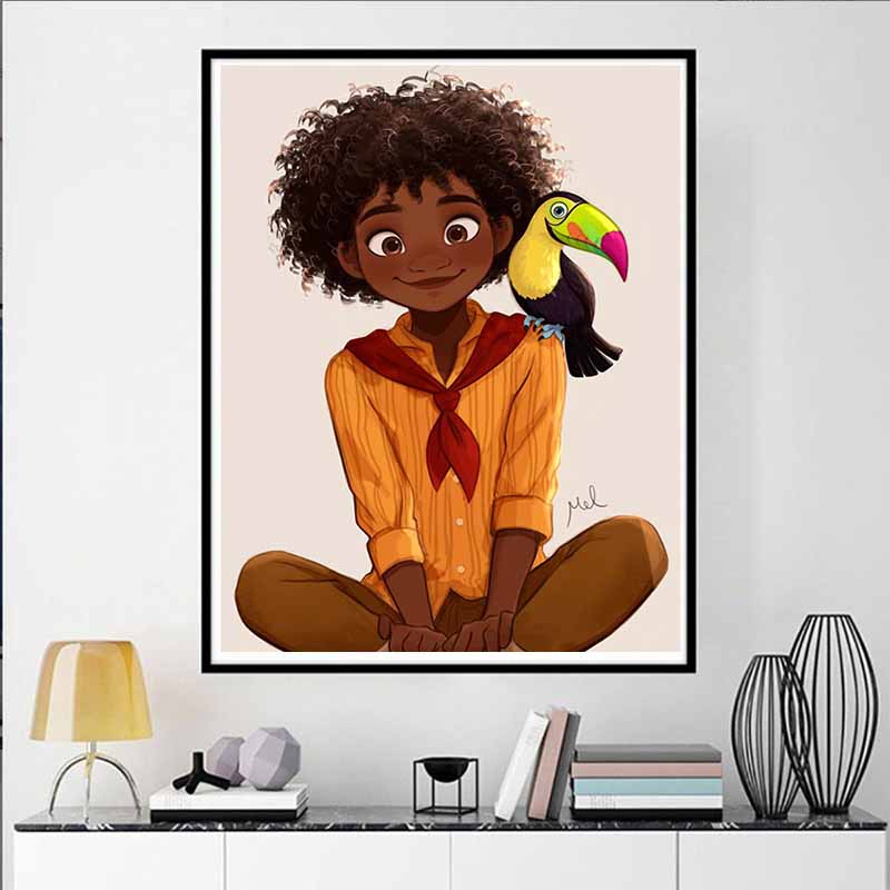 Disney 5D DIY Diamond Painting An Illustration By Antonio Marigold of Full House of Magica Cartoon-style Fulldiamond Mosaic Art Wall Decoration Set