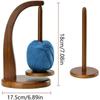 18*17.5cm Beech Yarn Spinner Original Bamboo Color Wooden Spinners  For Knitting