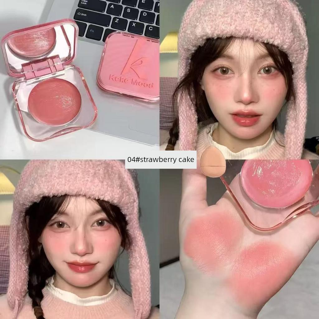 Celebrity Recommendation: Energize Your Cheeks! Moisturizing Blush Cream with a Silky Texture for Contouring and Color Enhancement