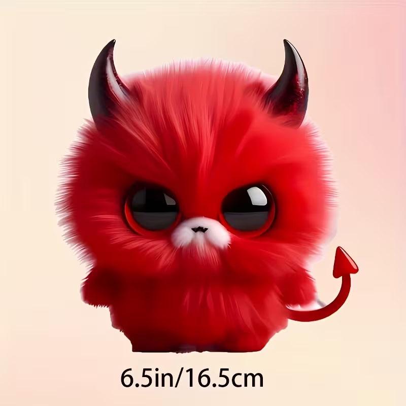 

Red Cute Devil Horns Vinyl Car Sticker Small