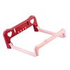 Wall Hanging Washbasin Rack Bathroom Foldable Punching Free Storage Shelf Supplies Pink