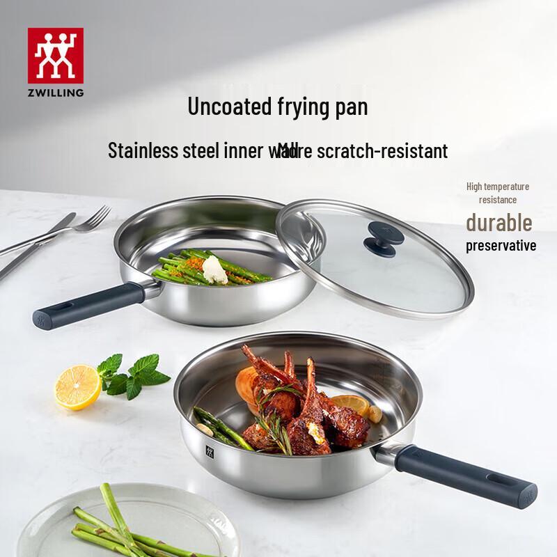 

ZWILLING 304 Stainless Steel Frying Pan with Lid