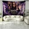 Ozzy Wall Tapestry Aesthetic Wall Hanging Printed Fabric Blanket Decorative Tapestries for Bedroom Living Room Home Decor