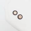 New DIY Hand-Sewn Leather Bag with Magnetic Snap Closure - Small Round Handbag Accessory