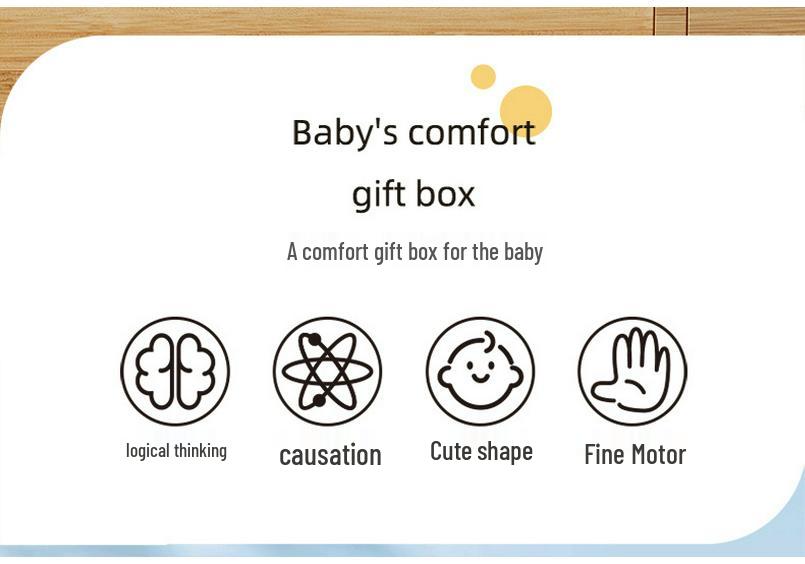 Montessori Educational Busy Board for Infant and Toddler Cognitive & Fine Motor Skills Development