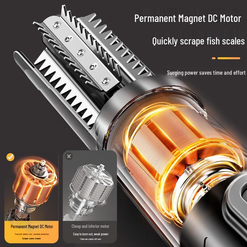 Wireless Electric Fish Scaler