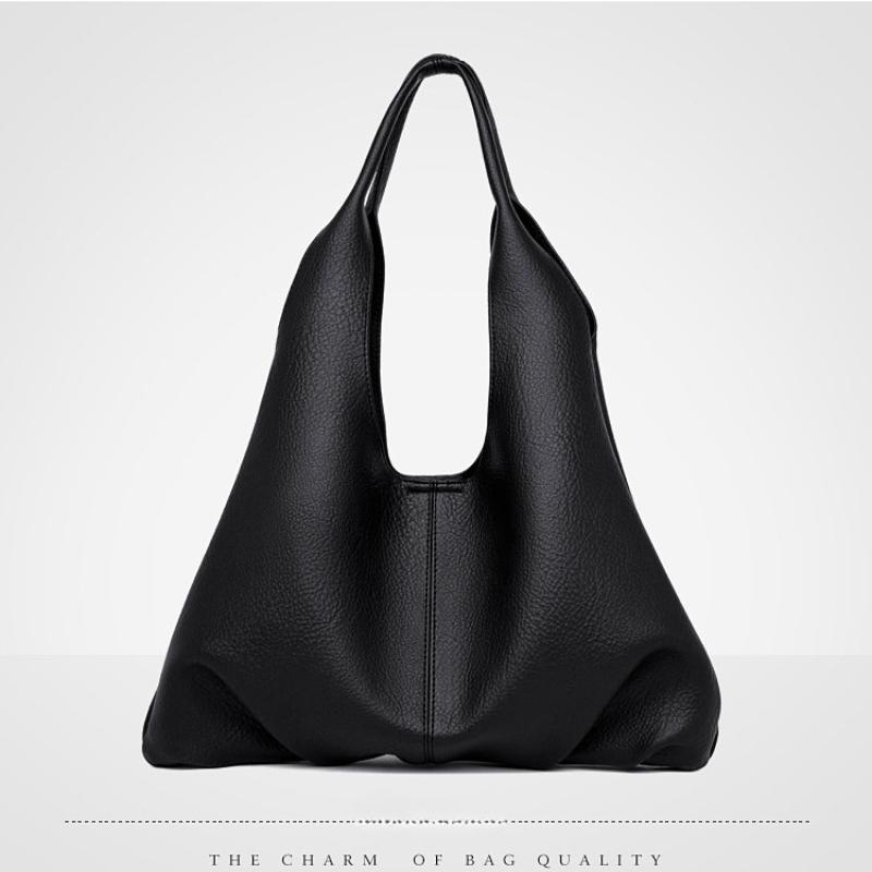 LEMON KOKO Простые однотонные женские вместительные сумки 2024 года — фото 8