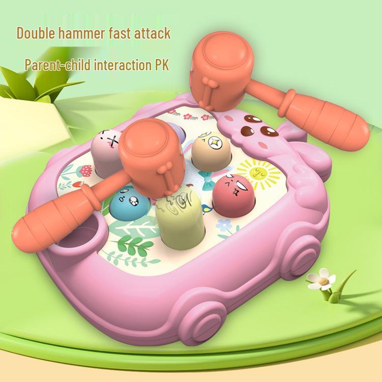 Global Whack-a-Mole Game: Fun Cartoon Toy for Kids' Early Education and Puzzle Thinking Training
