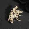 Exquisite Phoenix Collar Brooch: Retro National Style Animal Pin
