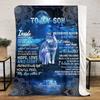 Love Blanket Grandson Plush Blanket Soft Comfortable All Seasons Perfect Sofa Office Naps Outdoor Travel Makes Great Gift