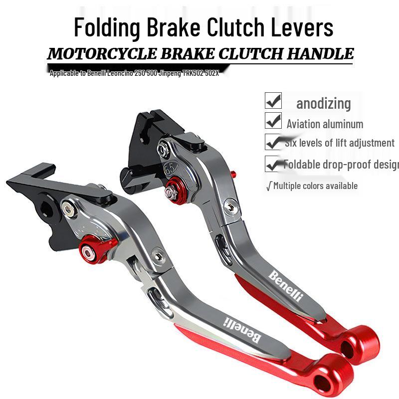 Benelli Leoncino 250/500 & Jinpeng TRK502/502X Folding Bullhorn Brake Clutch Lever