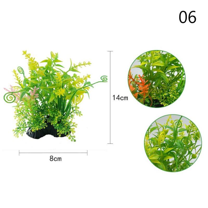 13 Kinds Artificial Aquarium Decor Plants Water Weeds Ornament Aquatic Plant