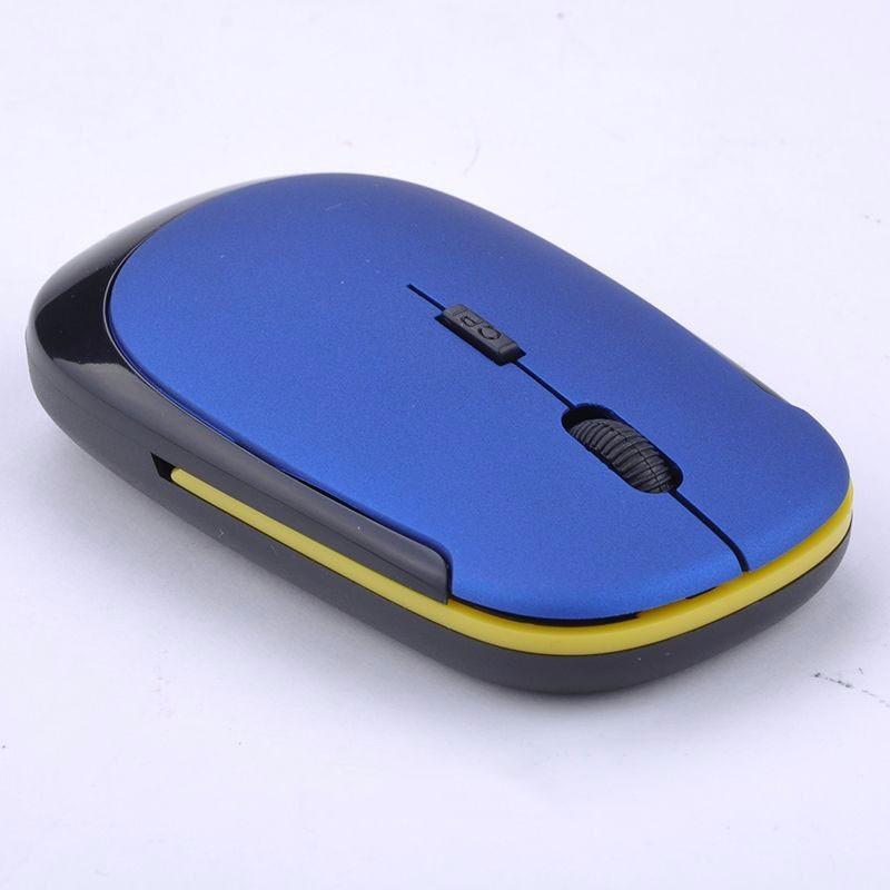 Portable 2.4GHz Wireless Mouse + USB Receiver 1600DPI 10m Gaming Mouse for Macbook Laptop PC