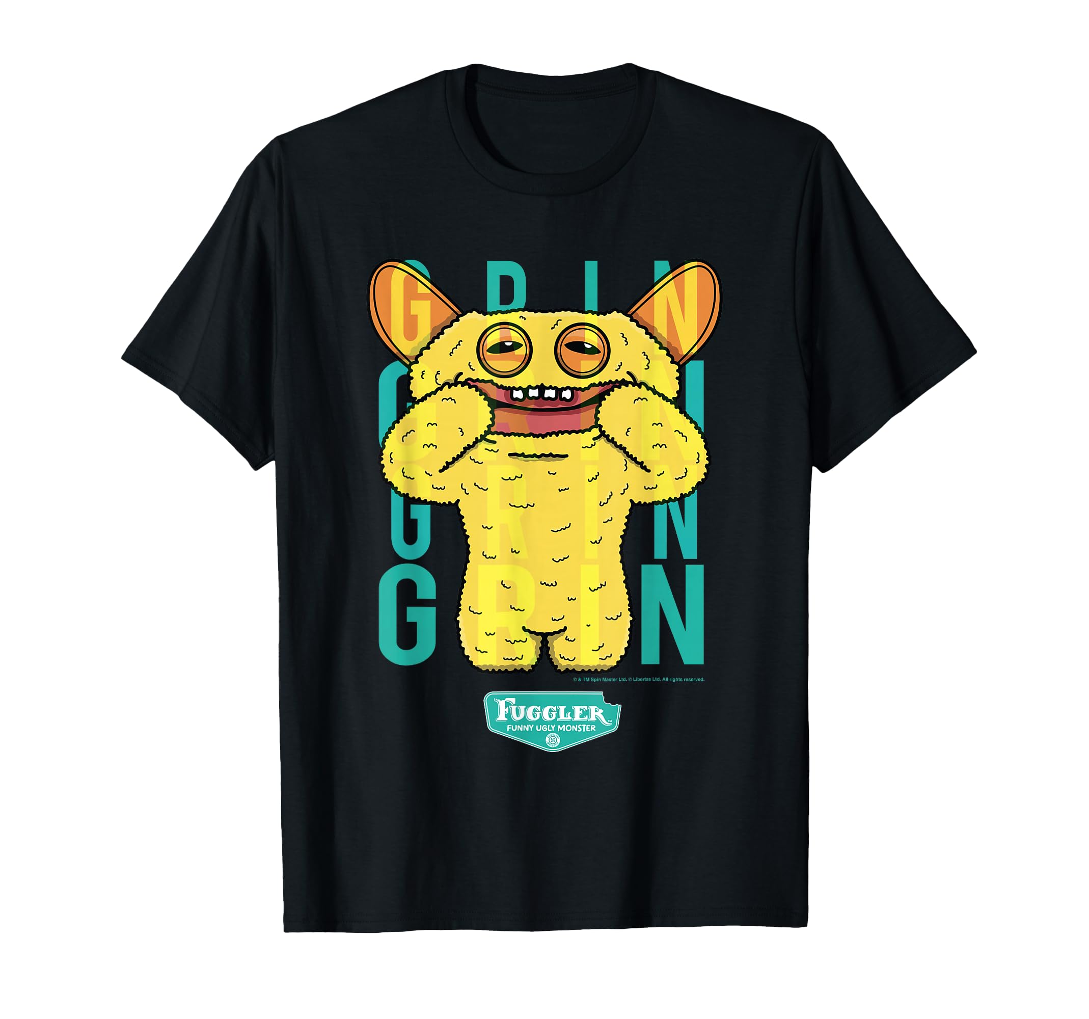 

Fuggler Grin Grin Yellow Originals T-shirt чёрный