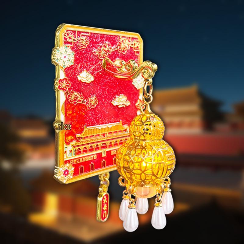 Beijing Temple of Heaven Forbidden City Tiananmen Lantern Magnet Souvenir