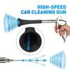 Car Cleaning Gun, High Pressure Air Blow Gun, High-Pressure 1/4 Inch Dry Blow Cleaning Tool, Uncharged Interior Spraying Washer
