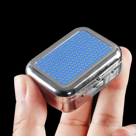 Portable Ashtray Outdoor with Built-in Holder Metal Travel Camping Hiking Pocket