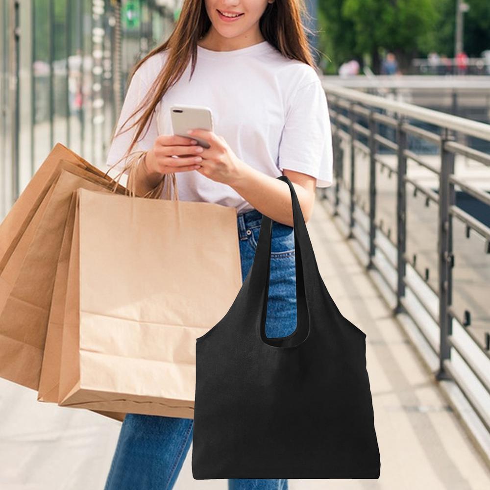 Tote Bag For Women Travel Bag Handbags Large Capacity Beach Tote Bag Black Portable Tote Bag Shoulder Pouches For Beach Holiday