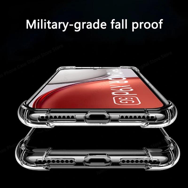 HonorX9d Case Anti-Yellowing Transparent TPU Soft Cover For Honor X9d 5G MTN-NX1 6.79" Protective Shell On Honar Honer X 9d X9 D