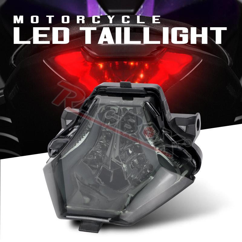Motorcycle LED Tail Light Turn Signal Brake Lamp DRL for YAMAHA R3 R25 MT07 FZ07 MT03 2014-2023 MT25 lc150 sniper150 Red Yellow