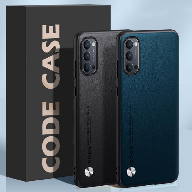 Luxury PU Leather Case For OPPO Reno 4 Pro 5G Back Cover Silicone Shockproof Full Protection Phone Case For OPPO Reno4 Pro 4Pro