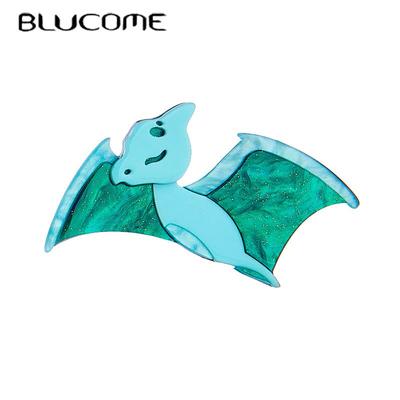 Miela stiliaus sagė krepšiams, drabužiams, pagaminta iš akrilo, mielas skraidantis dinozauras, moteriška sagė, mergaičių papuošalas dovanoms