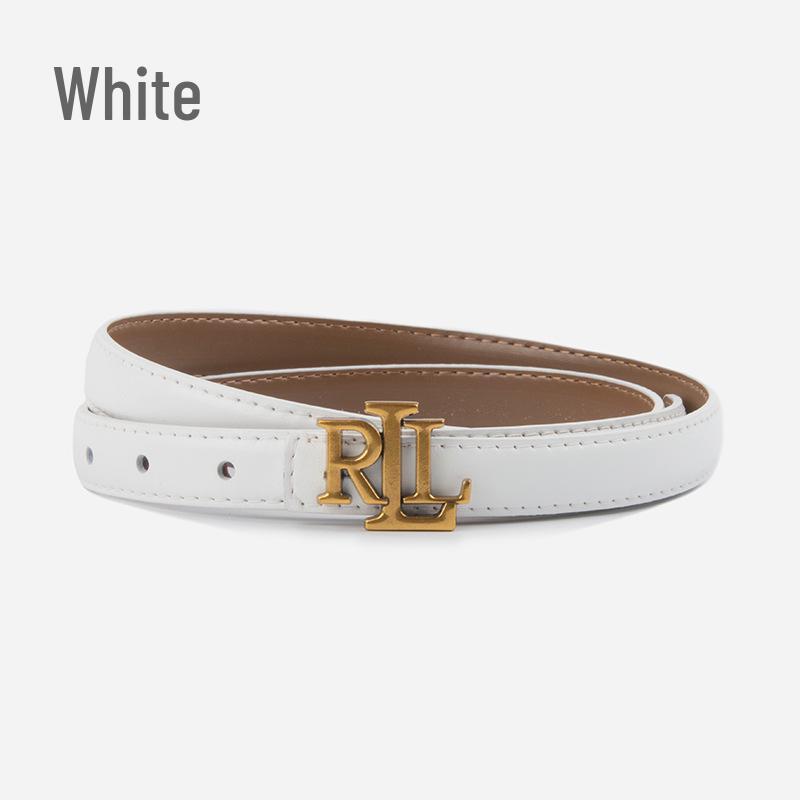 Damen Echter Leder Skinny Taillengürtel - Vielseitige Dekoration für Jeans und Freizeithosen.