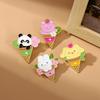 Original Enamel Alloy Brooch Cute Small Animal Ice Cream Sweet Pin Badge for Kid Clothes Backpack Decoration Wholesale
