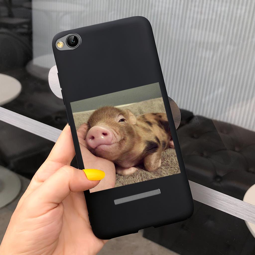 Phone Case For Xiaomi Redmi 4A 5A 6A 7A Case Lovely Cartoon Silicone Cover Candy Color Soft Funda For Redmi 4a 5 a 6a 7a Coque