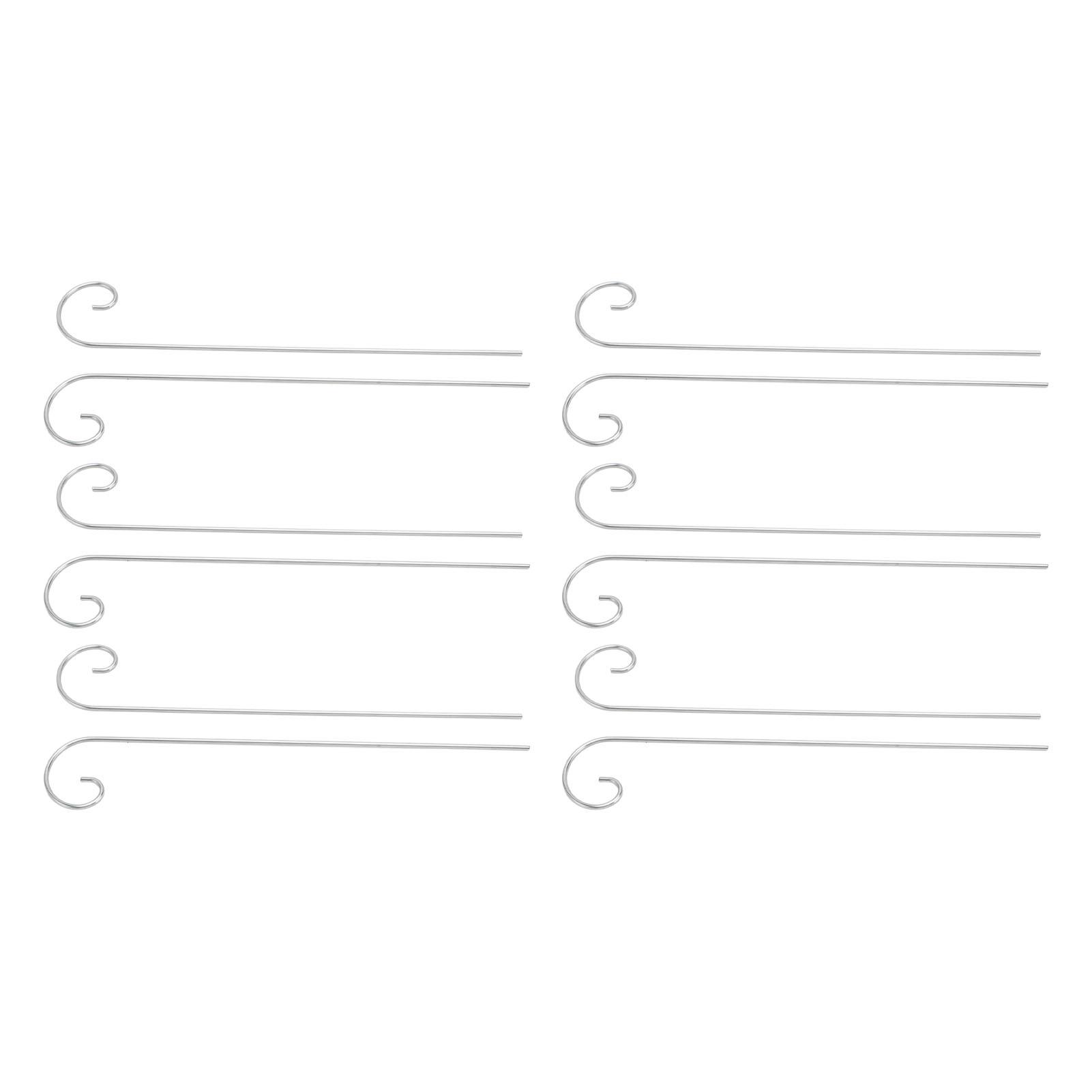 

60Pcs Plant Label Hooks Garden Markers Stake Holder Hanger Sign Hanging Rods for Flower Planter Pots 200mm