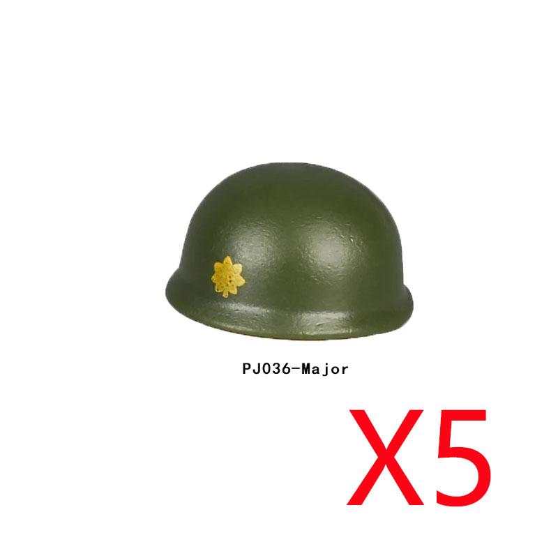 Military Figure MOC Building Block Accessories Vest Equipment Soviet American Soldier Helmet Hat Kit Mini Brick Toy Gift K48