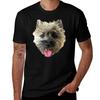 Cairn Terrier Schöner Hund T-Shirt Klassisches Grafik Kurzarm Oberteil
