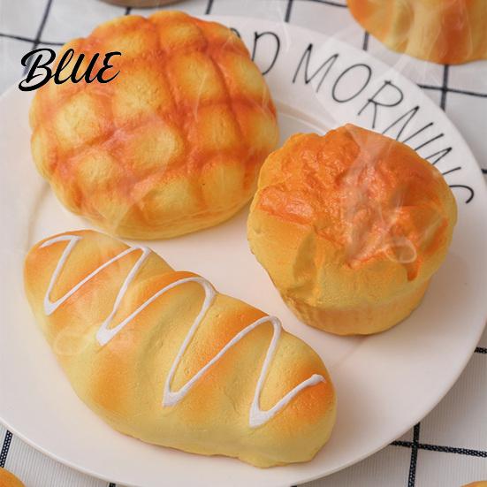 Slow Rising Squeeze Toy Simulation Bread Stress Relief Pineapple Bun Baguette Croissant Toast Sensory Decompression Realistic Food Fidget Simulated
