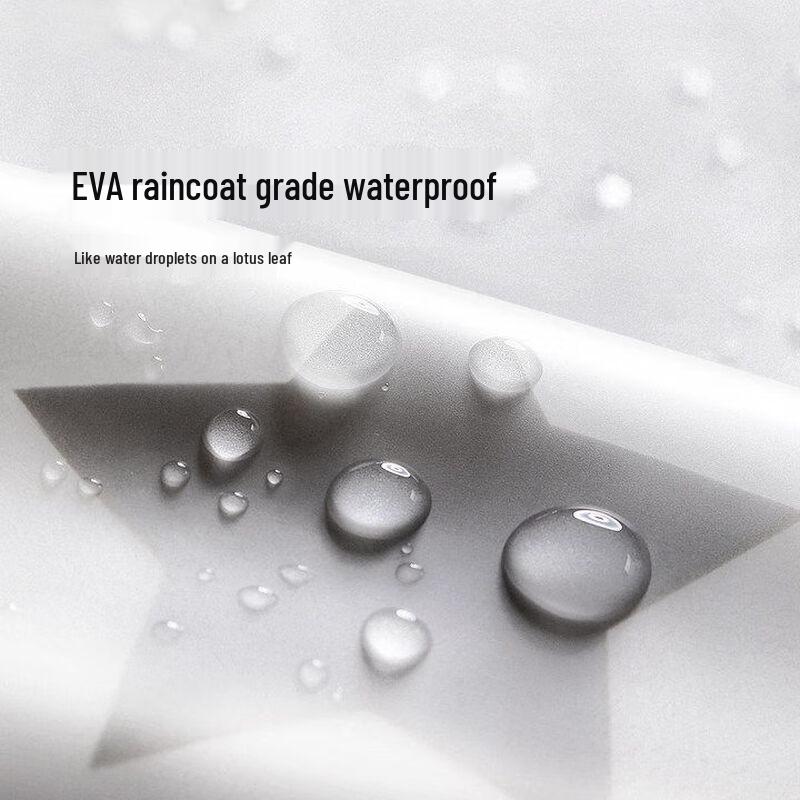 LIEI Premium Waterproof Mildew-Proof EVA Shower Curtain