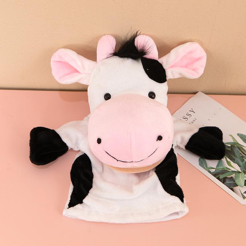 Interactive Animal Hand Puppet for Storytelling - Plush Toy with Movable Mouth