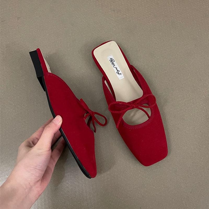

Модные красные модные балетки с бантом-бабочкой для женщин, обувь для танцев, новинка весна-лето, женская мягкая обувь, женские балетки, обувь Лолита 40