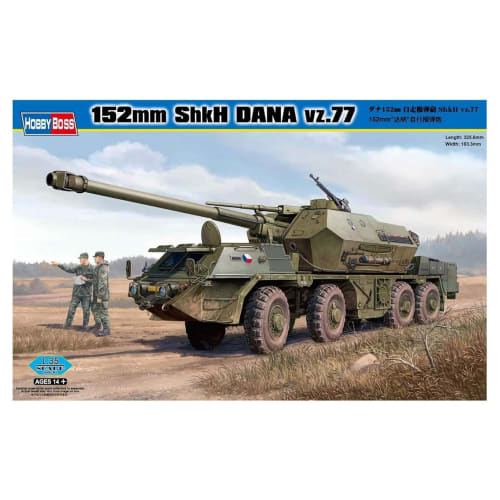 

Hobby Boss 1/35 Dana 152mm Self-Propelled Howitzer SHKH vz77 Plastic Model