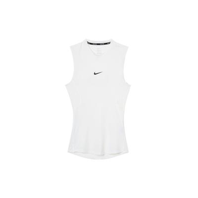 Pro Dri-FIT Solid Quick-Dry Compression Sleeveless Training T-Shirt Men Tops White FB7915-100