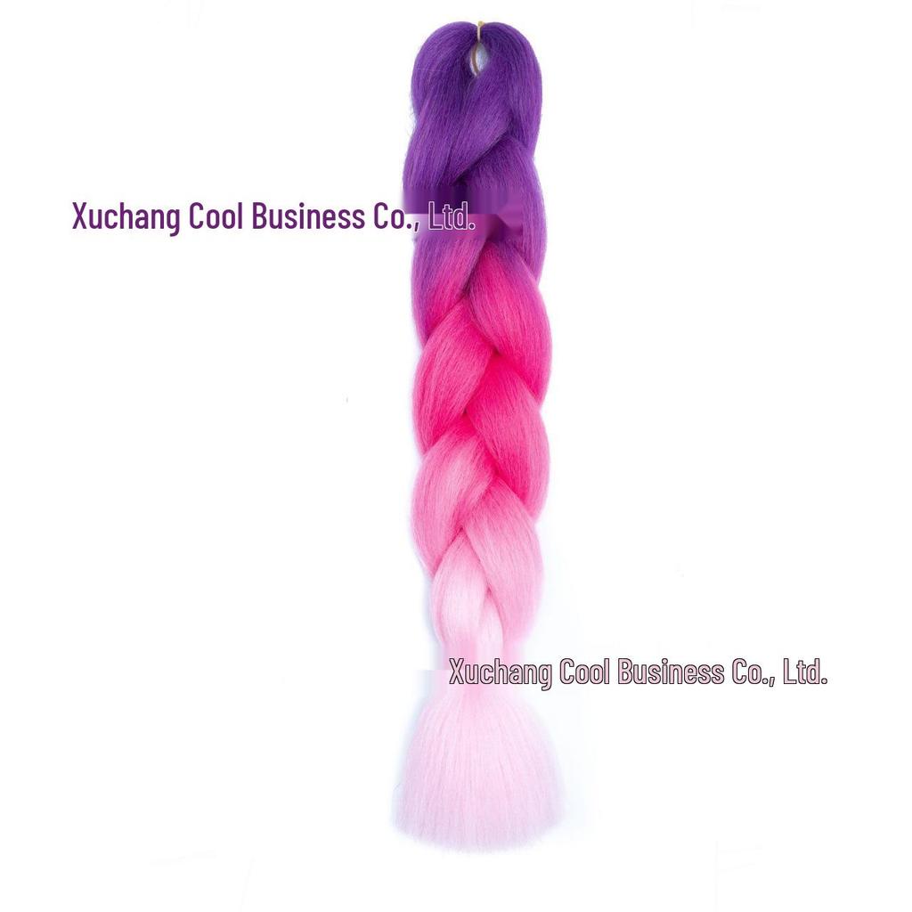 Three, Four, Five-Color Gradient High-Temp Fiber Jumbo Braid Material