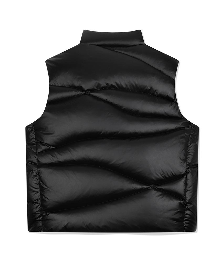 Mahagrid Wavy Down Vest Black(Mg2Fwmb902A)