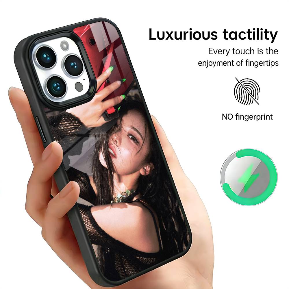 K-Ka-rina Wireless Charger Compatible Phone Case for iPhone 17/16/15/14/13/12/11 Pro Max Plus - Protective Funda Cover