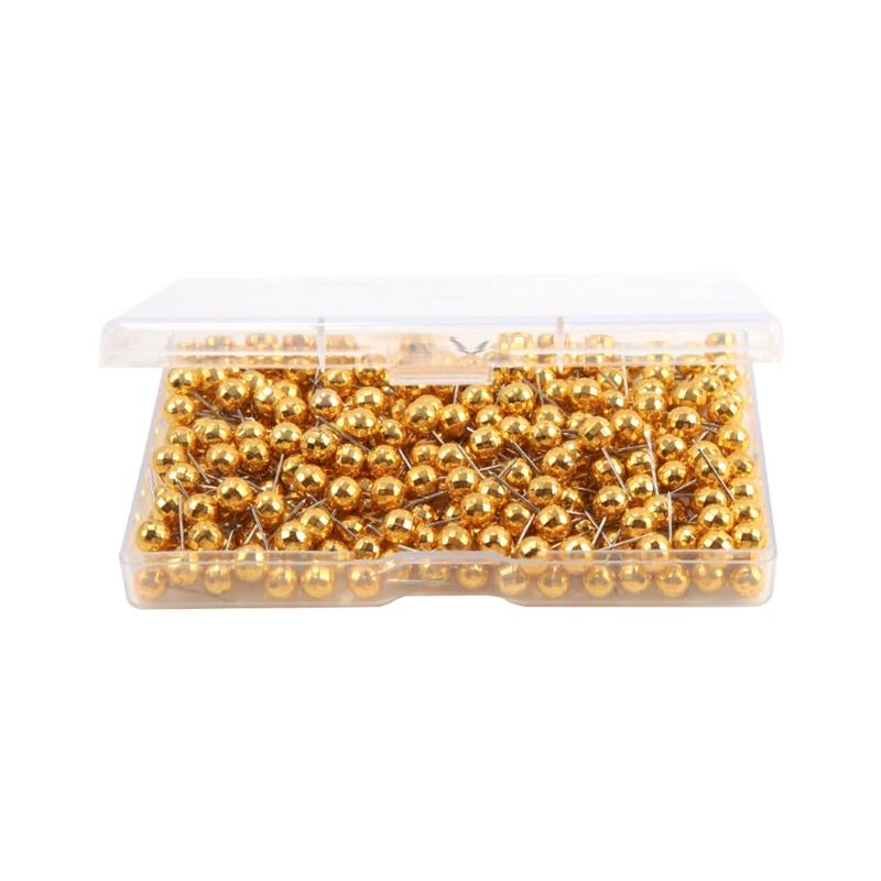 Sewing Pins with Coloured Head, 500Pcs Ball Head Pins Sewing Pins for Wedding DIY Dressmaking Craft Sewing Bouquet Pins