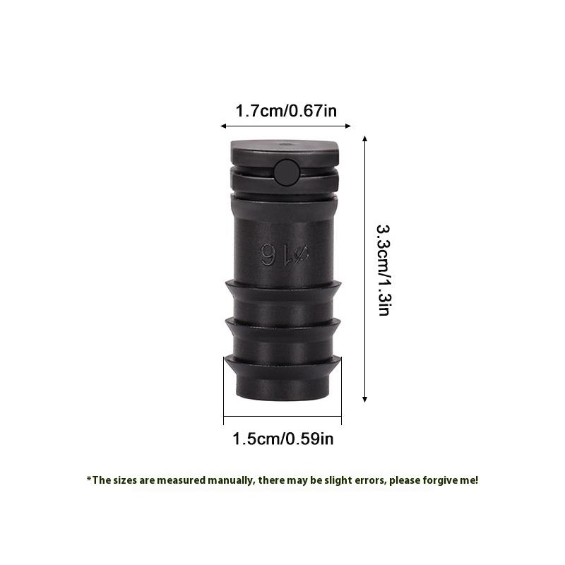 10/20 Stuks Tuinslang 16 Mm Stekkeruiteinde Slang Waterafdichting Plastic Slangafsluiting Irrigatiestop Drip Irrigatie Slangkoppelingen